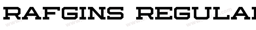 Rafgins Regular字体转换